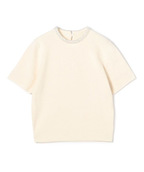 Ballsey（ボールジィ） ニット セーター パールコンビ ショート