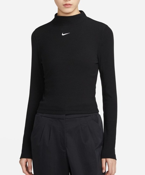 ナイキ NIKE ナイキ  NSW エッセンシャル リブ L/S モック トップ レディース
