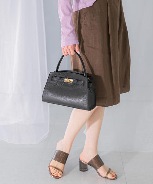 AULENTTI（オウレンティ） ハンドバッグ キーベルト付きミニハンドBAG