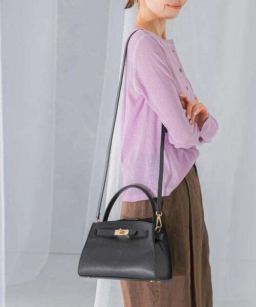 AULENTTI（オウレンティ） ハンドバッグ キーベルト付きミニハンドBAG