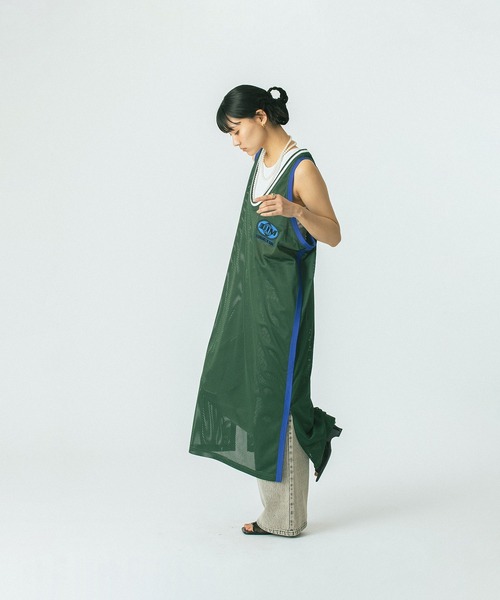 OKIRAKU（オキラク） ワンピース (OKIRAKU×ROSE BUD)MESH TANK DRESS
