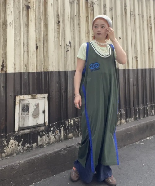 OKIRAKU（オキラク） ワンピース (OKIRAKU×ROSE BUD)MESH TANK DRESS