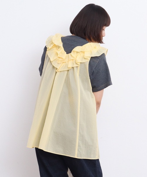 Dot and Stripes フリルブラウス未使用タグ付き Dot and Stripes CHILD WOMAN フリルショートブラウス - メルカリ