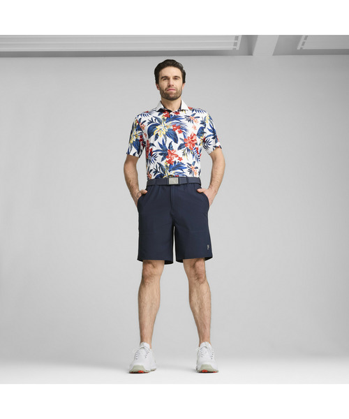 PUMA（プーマ） ポロシャツ 半袖 メンズ ゴルフ PUMA x PTC フローラル