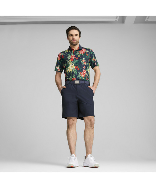 PUMA（プーマ） ポロシャツ 半袖 メンズ ゴルフ PUMA x PTC フローラル