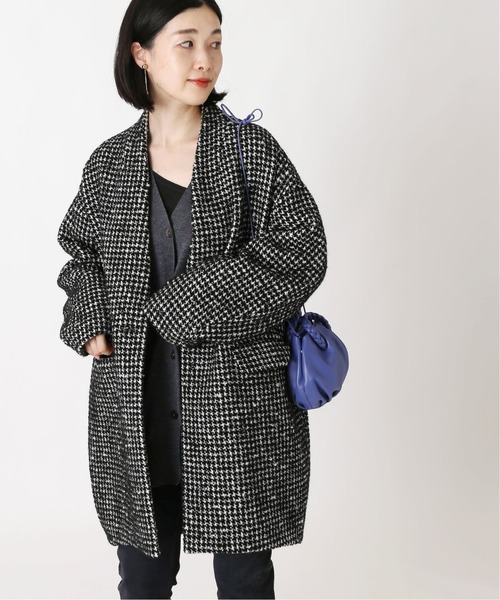 「journal standard L'essage」 ノーカラーコート「texmoda tessutiコラボ」 FREE ブラック レディース_画像8