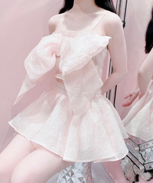 Pain パンツ ジャガードフレアショートパンツ レディース : ZOZOTOWN