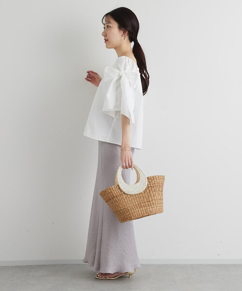 La boutique Bonbon ブラウス シャツ バルーンスリーブ