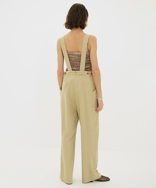 CLANE（クラネ） キャミソール MIX BORDER SIDE HOLE KNIT TOPS