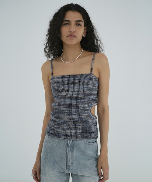CLANE(クラネ) MOLE MIX BORDER KNIT TOPS CLANE（クラネ）の「CLANE/クラネ/MOLE MIX BORDER KNIT TOPS（Tシャツ