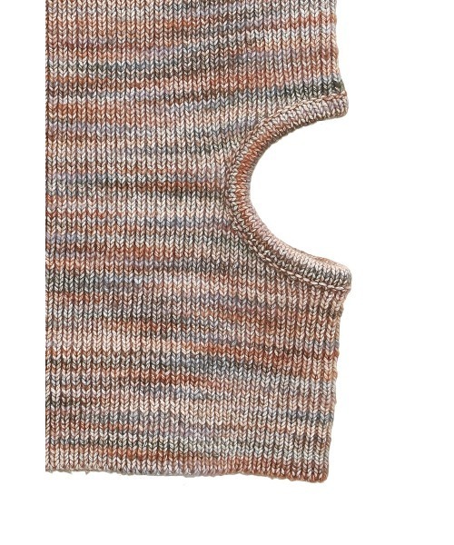 CLANE（クラネ） キャミソール MIX BORDER SIDE HOLE KNIT TOPS