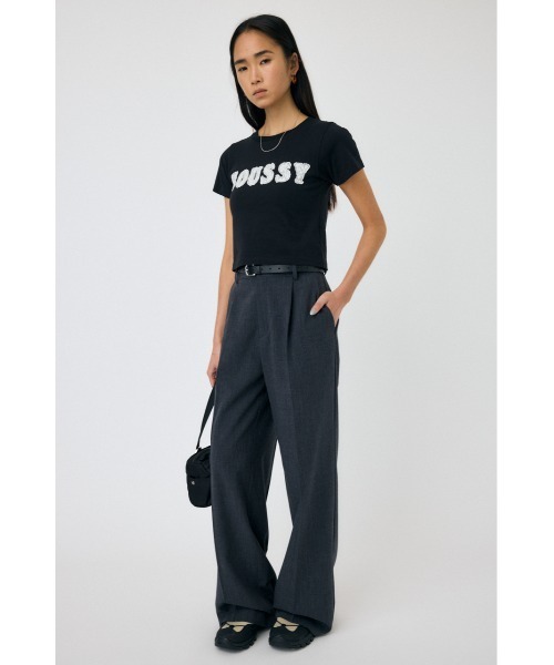 MOUSSY スラックス パンツ 「セットアップ対応」DROP WAIST