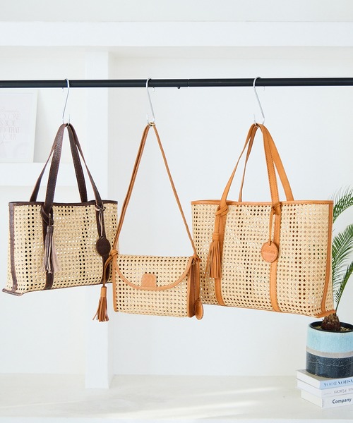 ラタン   リネン トートバッグ リネントートバッグ ISTADA TOTE／fog linen work（フォグリネンワーク