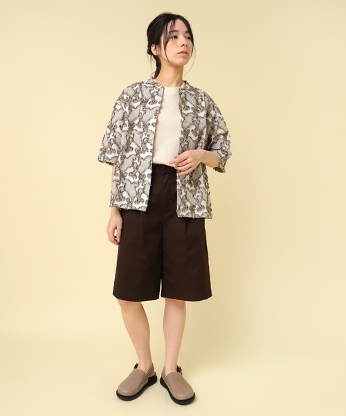 RNA-N パンツ T1012 ワイドフォルムショートパンツ レディース  