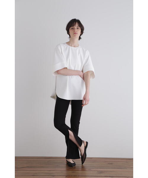 LE PHIL（ル フィル） パンツ ジャージースリットフレアパンツ
