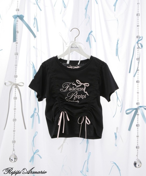 tシャツ 「girly line」バレエコアシャーリングTシャツ「接触冷感」 キッズ 子供服 女の子 | repipi armario | 02