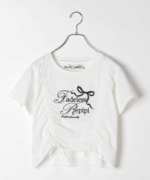 tシャツ 「girly line」バレエコアシャーリングTシャツ「接触冷感」 キッズ 子供服 女の子 | repipi armario | 09
