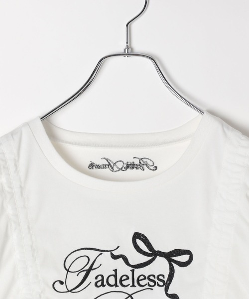 tシャツ 「girly line」バレエコアシャーリングTシャツ「接触冷感」 キッズ 子供服 女の子 | repipi armario | 11