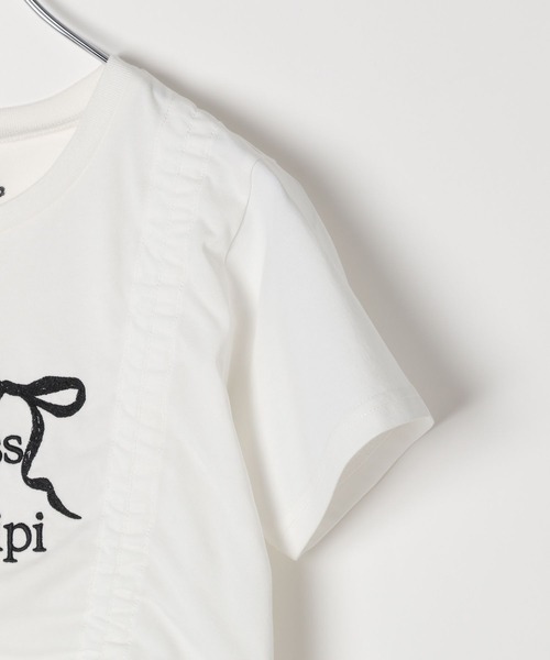 tシャツ 「girly line」バレエコアシャーリングTシャツ「接触冷感」 キッズ 子供服 女の子 | repipi armario | 12