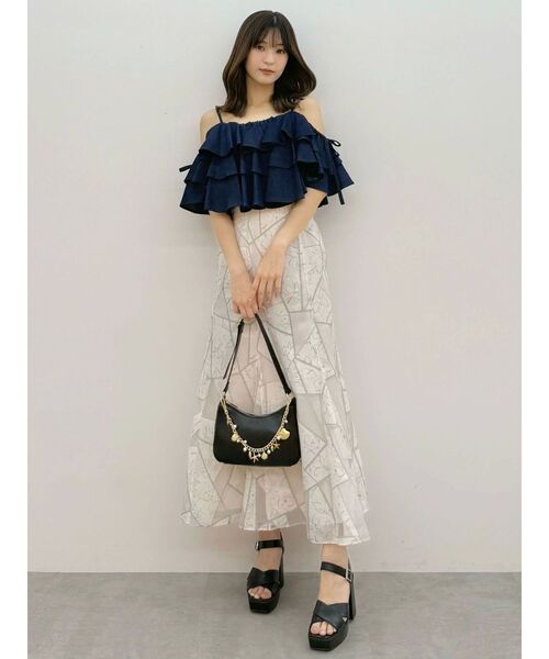 MERCURYDUO（マーキュリーデュオ） ブラウス シャツ オフショルフリル