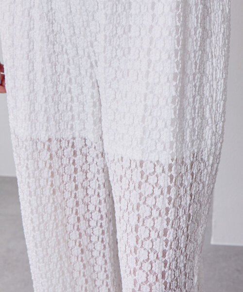 mystic パンツ カットレースパンツ レディース : ZOZOTOWN Yahoo