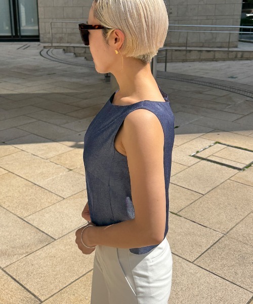 tシャツ エアリーデニム見えトップス レディース tシャツ エアリーデニム見えトップス レディース : ZOZOTOWN