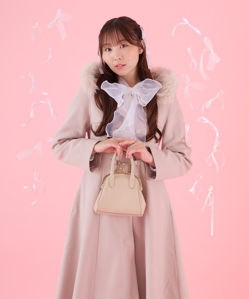 「apres jour」 ダッフルコート フリー ブラック レディース_画像3