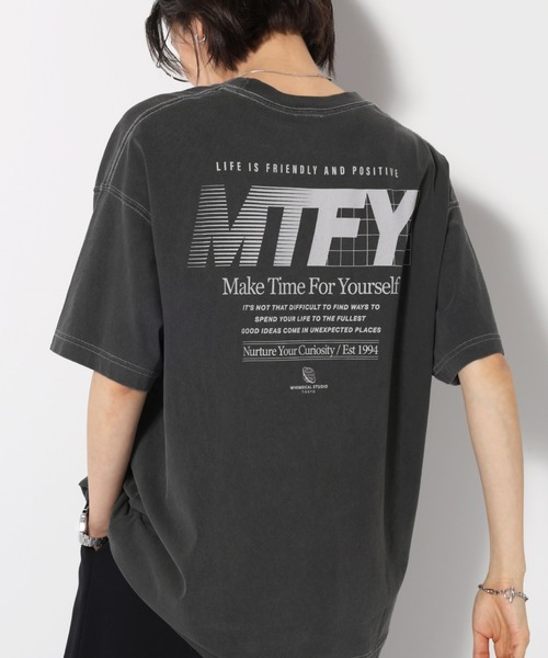 ANME tシャツ 半袖 「新サイズ追加」ピグメント加工MTFYロゴプリント