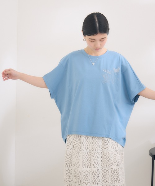 tシャツ 「KATHARINE ROSS」綿刺しゅうTシャツ レディース KATHARINE ROSS tシャツ 「KATHARINE ROSS」「キャサリンちゃん