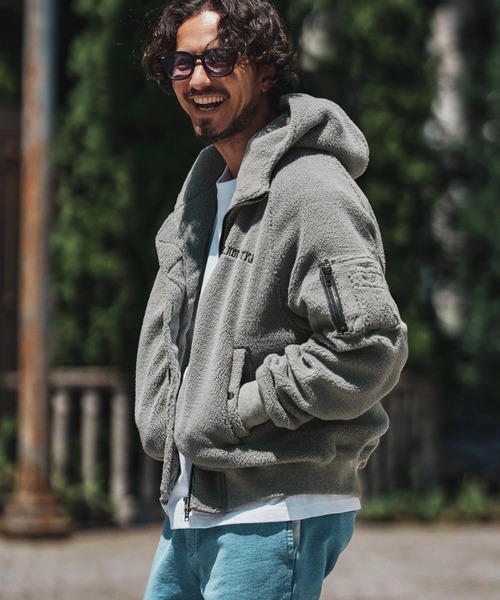 felkod（フィルコッド） ma1 ma-1 mj10790- Soft Boa Hooded MA-1 MA