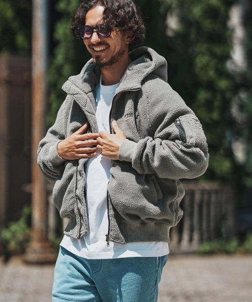 felkod（フィルコッド） ma1 ma-1 mj10790- Soft Boa Hooded MA-1 MA