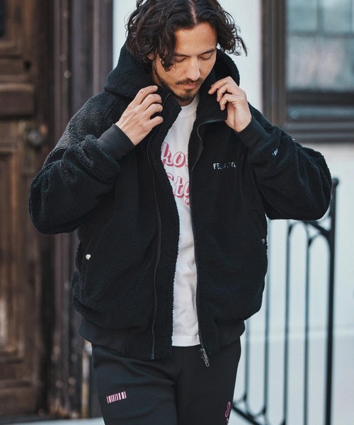 felkod（フィルコッド） ma1 ma-1 mj10790- Soft Boa Hooded MA-1 MA