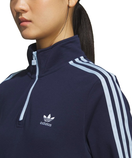 adidas（アディダス） トレーナー スウェット adidas CROP HALFZIP
