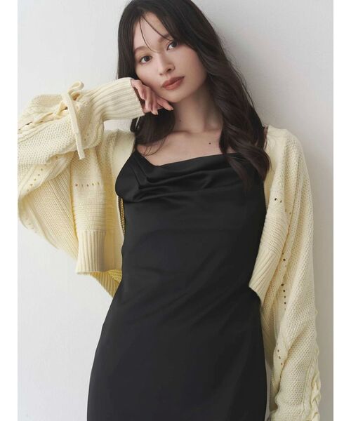 MERCURYDUO（マーキュリーデュオ） ワンピース サテンキャミナロー