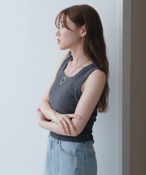 ブークレニットタンクトップ coen｜ブークレニットタンクトップ | Rakuten Fashion(楽天