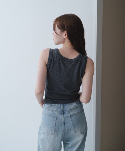 Kastane（カスタネ） タンクトップ ノースリーブ 「新色追加/4色展開