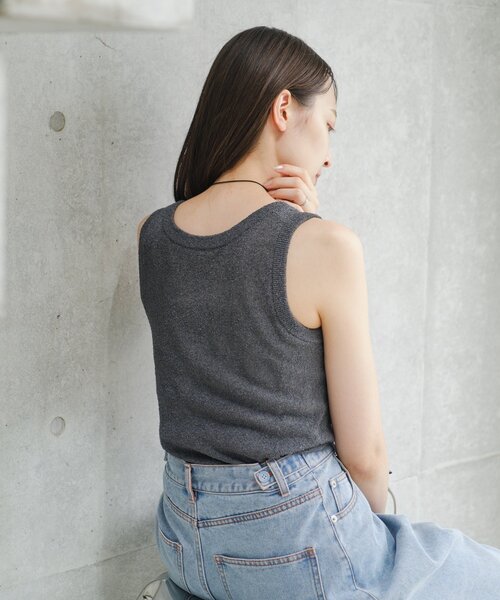 charbon タンクトップ 　ノースリーブ　シャルボン即発送 リラックスフィット トレーニングノースリーブシャツ | タンクトップ