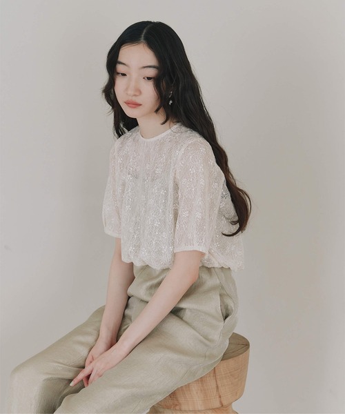 kaene オールインワン パンツドレス kaene パンツドレス 「kaene」シアーチュール オールインワン