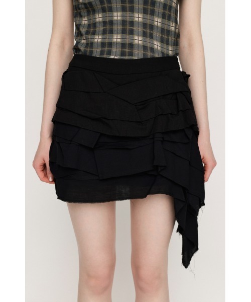 SLY（スライ） スカート FRILL DRAPE SKORT フリル ドレープ スコート