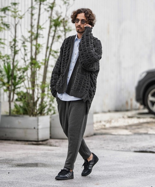 CAMBIO（カンビオ） カーディガン mcg3662-Floating Jacquard Mole