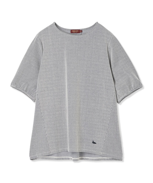 tシャツ ストライプ切替プルオーバー レディース 楽天市場】ストライプ柄 切替えプルオーバー シャツ レディース