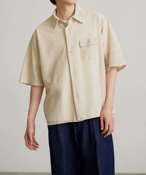 PUBLIC TOKYO】半袖シャツ 美品‼️PUBLIC TOKYO ステッジ オーバー