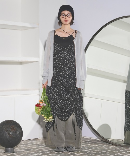 loin nuit ワンピース flower lace cami onepiece / フラワーレース