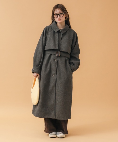 HEILIS（ヘイリス） ステンカラーコート コート アレンジカラー