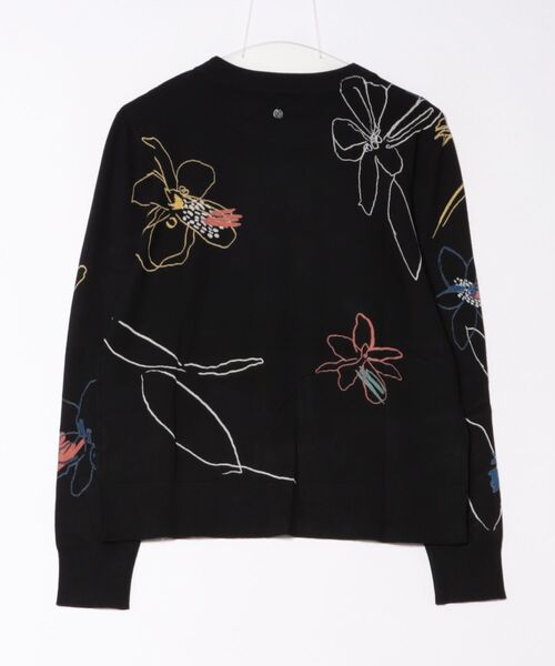 Desigual（デシグアル） ニット セーター フラワーストロークプリント