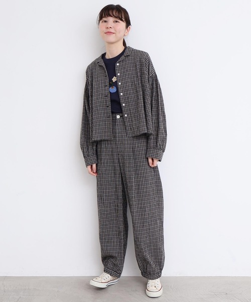 l'atelier du savon（アトリエドゥサボン） パンツ やさしいチェック