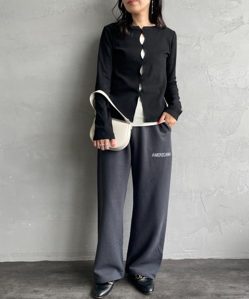 美品 アパルトモン別注【AMERICANA/アメリカーナ】ジャージーパンツ 36 美品 アパルトモン別注【AMERICANA/アメリカーナ】ジャージー