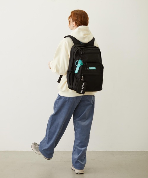 デイバック リュック 「23L」W ZIP BACKPACK LtGREEN「PC収納可・A4サイズ・WEB限定」 レディース メンズの画像