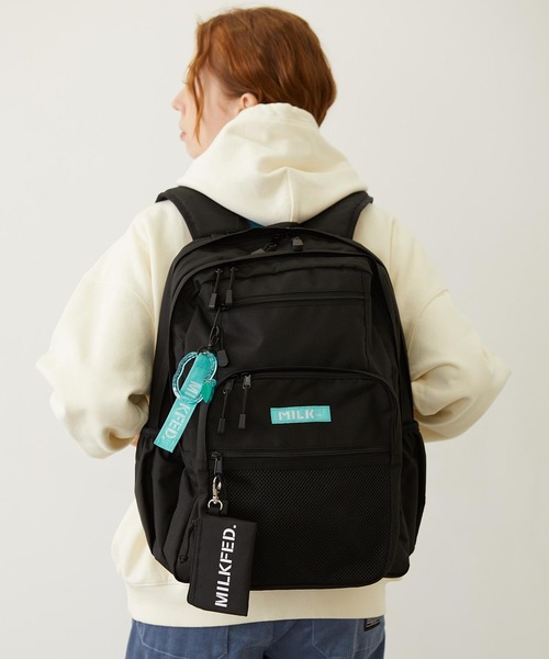 デイバック リュック 「23L」W ZIP BACKPACK LtGREEN「PC収納可・A4サイズ・WEB限定」 レディース メンズの画像