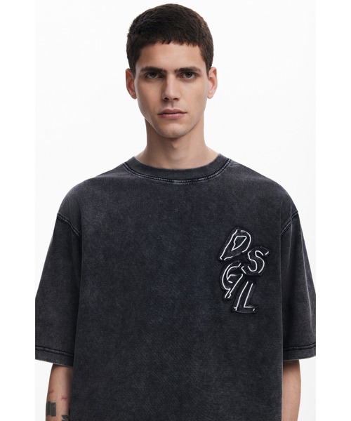 Desigual（デシグアル） tシャツ ミッキーマウスパッチワークTシャツ